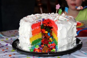 Torta-arcobaleno