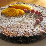 Torta alle pesche